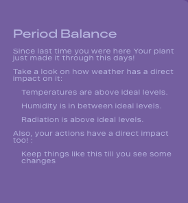 balance screen